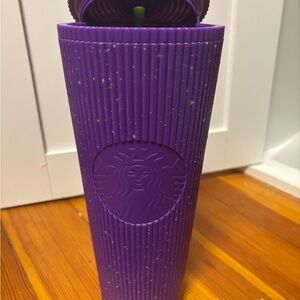 Starbucks Deep Purple Textured Tumbler